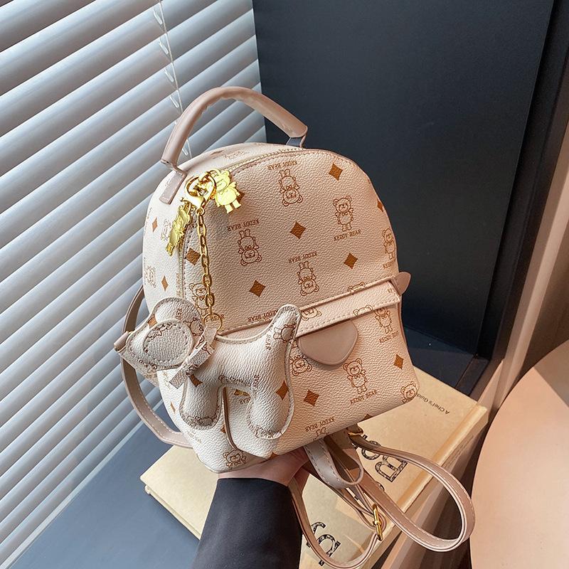 Premium Sense Backpack Women's Casual Fashion Niche Design Student Class Schoolbag Street Trend Small Backpack