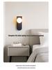 Mid-Century Travertine Wall Lamp: Wabi-Sabi Style for Bedrooms, Living Rooms, Staircases, Retro Homestay.