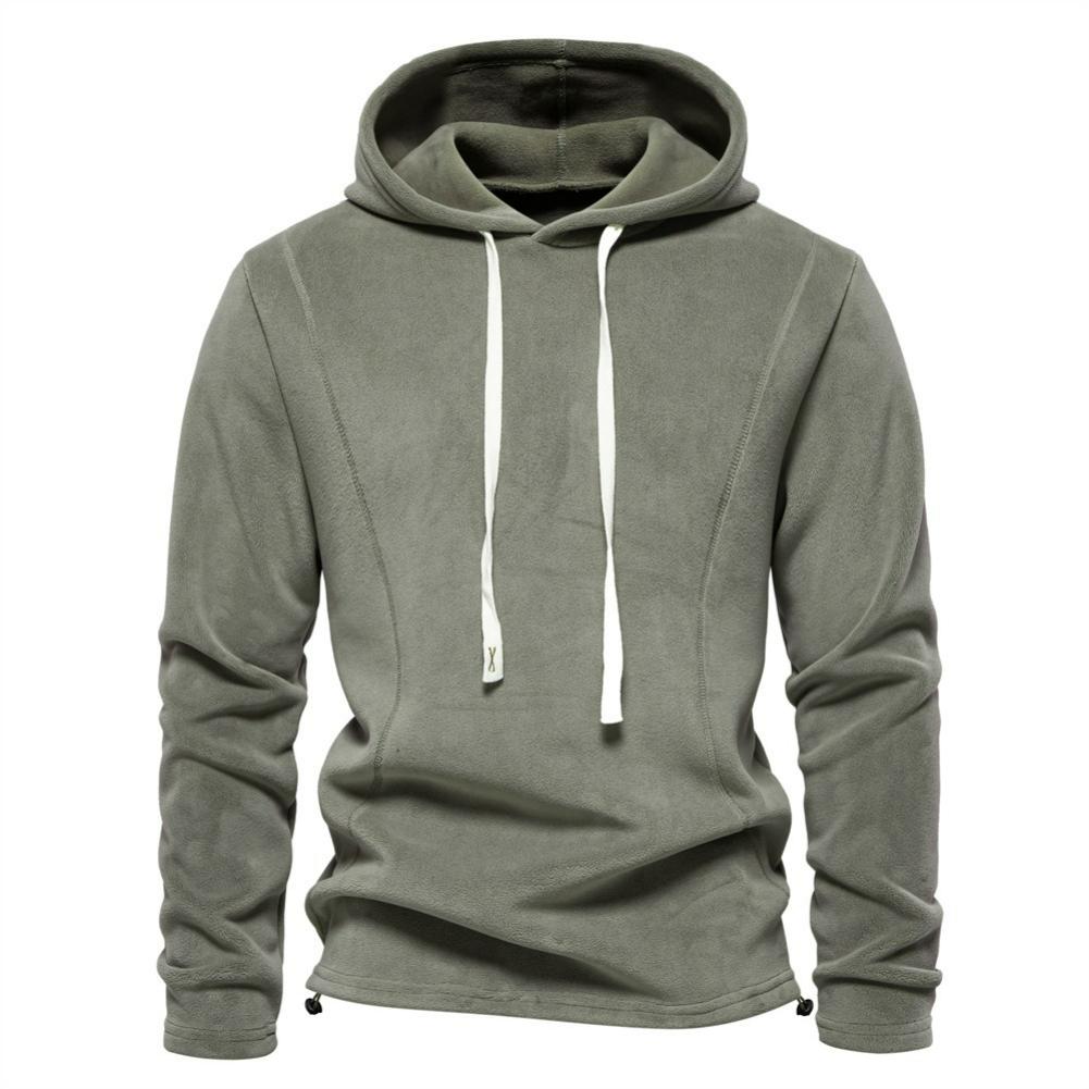 Men's Autumn and Winter Stand-up Collar Half-zipper Long-sleeved Sweater Stand-up Collar Trend All-match Men's Polar Fleece Top
