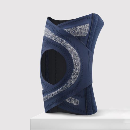 Knee Brace for Men Women Adjustable Compression Knee Support with Side Spring