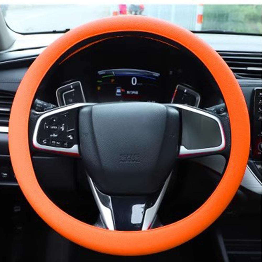 1 Pc Ultra Thin Anti Slip Car Steering Wheel Protective Cover, Silicone Steering Wheel Protective Cover