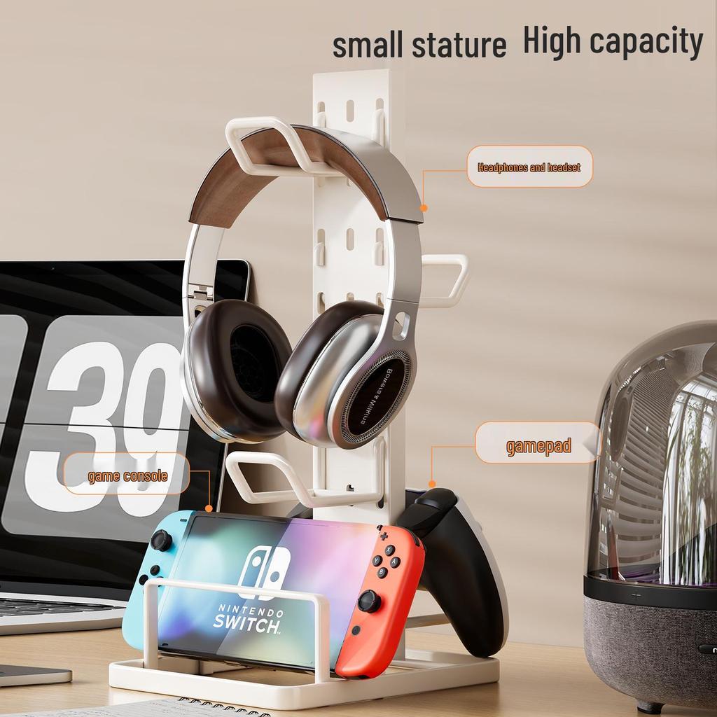 Adjustable Headphone & Game Controller Stand: Multifunctional Hook Rack