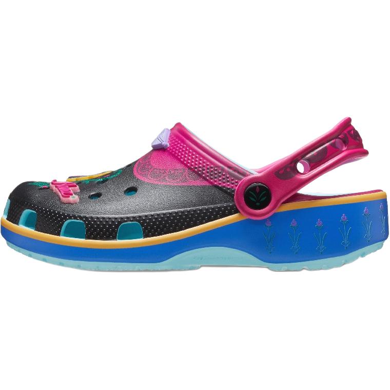 Crocs Classic Clog Fashionable Comfortable Non-Slip Durable Low-Top Sandals Kids Sandals Blue Black Purple 210505-90H