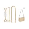 Lan Bao Fan Alloy Metal Bag Strap Women's Gold tone DW-ZGA202