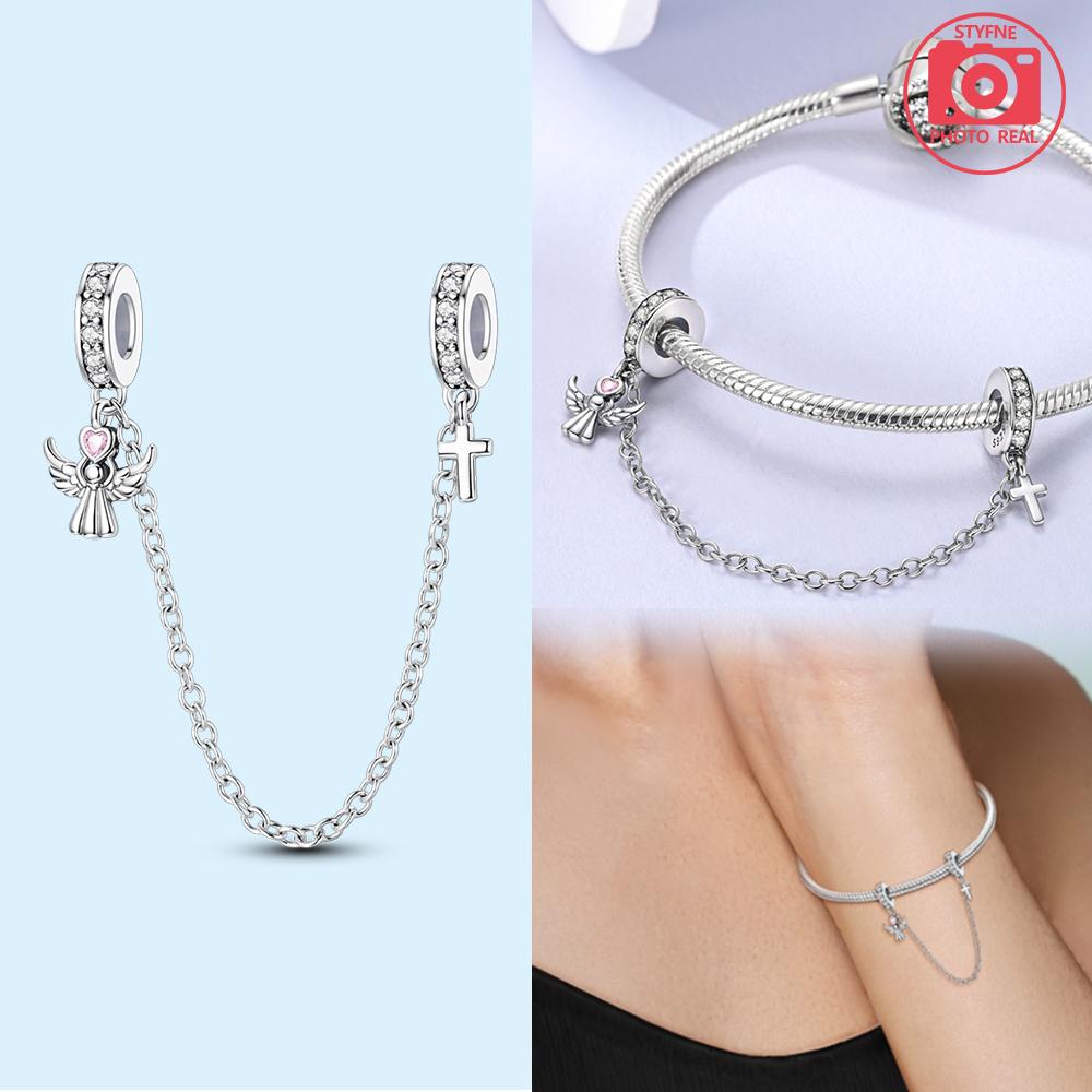 Coffee Break Safety Chain Pendant Copper Colors Ideal For Charm Bead Charms Copper Colors Authentic Bracelets for Jewellery Making