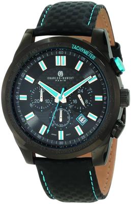 Charles Hubert, Paris Chronograph Date Watch 3946-BE Men's Black