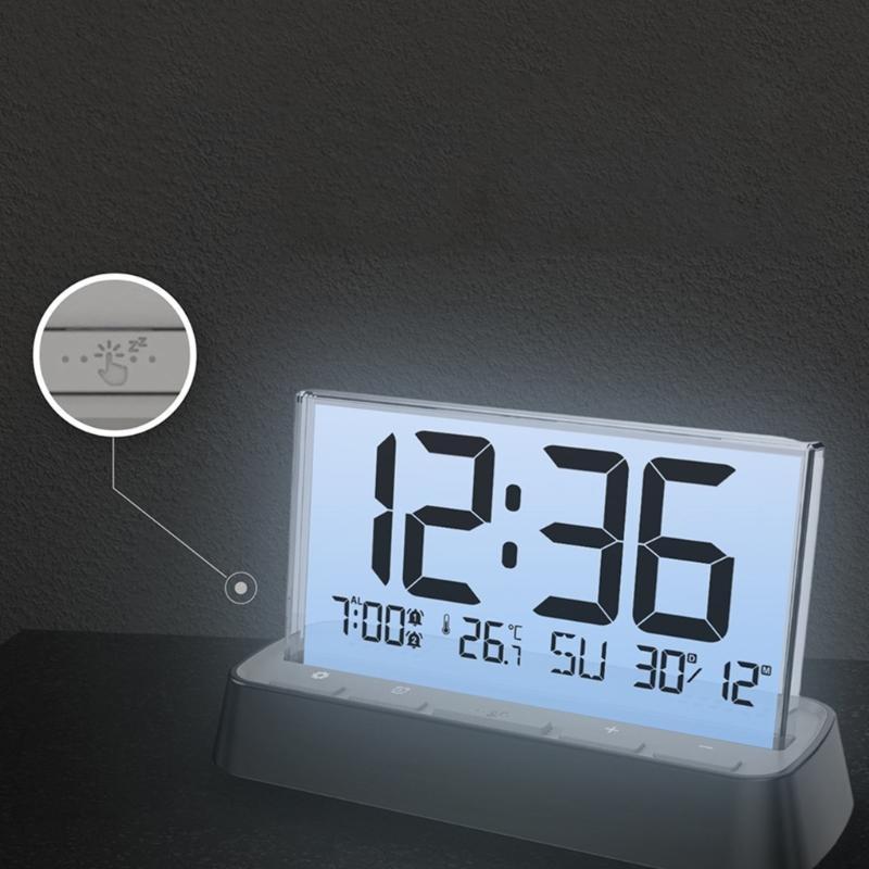 Digital Alarm Clock Temperature Humidity Monitor With Alarm Calendar Function China Mainland