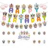 Pet Birthday Dress Set Cute Dog Party Outfit Banner Decoration Joyful Ceremony for Pets Dog Happy Birthday Party Decoration