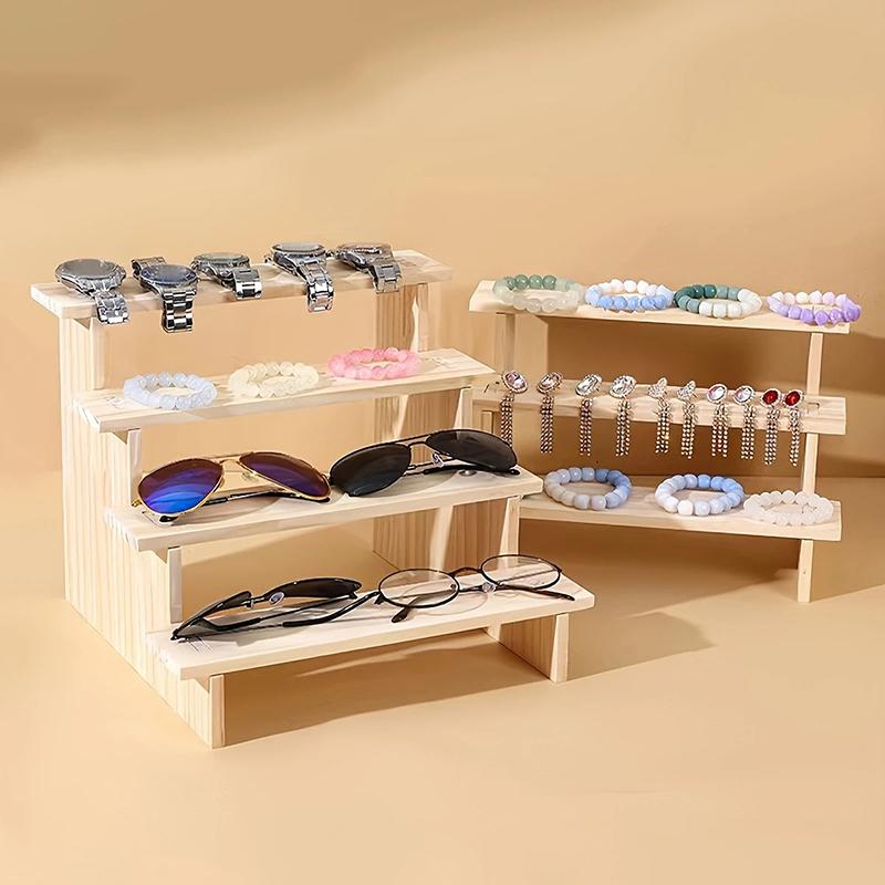 Wood Display Riser Wood Display Riser Stand For Dessert Figurines Conutertop Jewelry Display Riser Shelf Candy Figures Buffets
