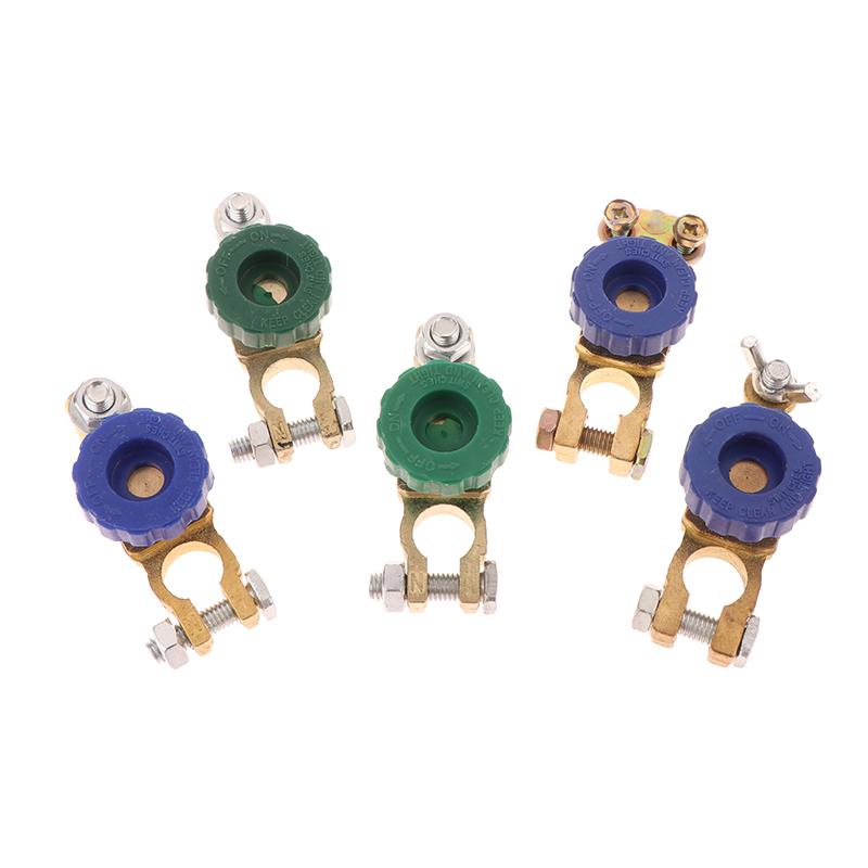 1PCS Universal Car Battery Switch Terminal Parts Battery Disconnect Isolator Cut Off Switch Protector Automotive Accessories