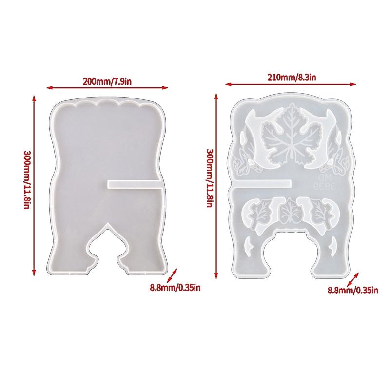 Folding Book Stand Silicone Mold Vintage Quran Intricate Carved Muslim Prayer Book Organizer Bookshelf for Home/Office