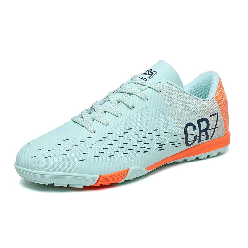 Collaborative Football Shoes Color Block Streamlined Design Stable Support Sports Shoes for Football Games