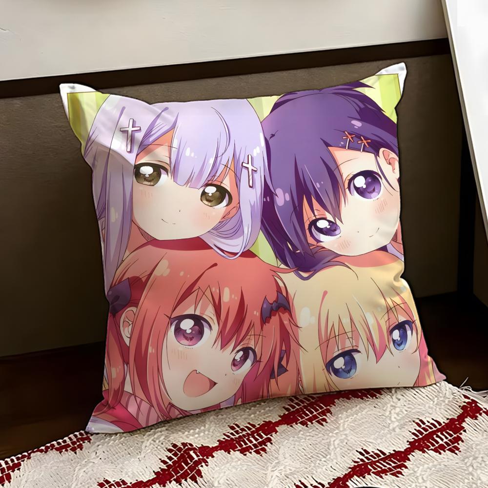 GGabriel Anime DDropout Cushion Cover Reversible Soft Durable Pillow Cover Home  Car MultiScene Use for Daily Comfort