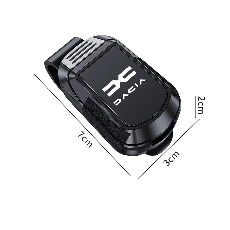 Clip Porta Occhiali da Sole per Auto Dacia Morsetto Parasole per Dacia Duster Logan Spring Sandero Stepway Dokker Lodgy Jogger MCV