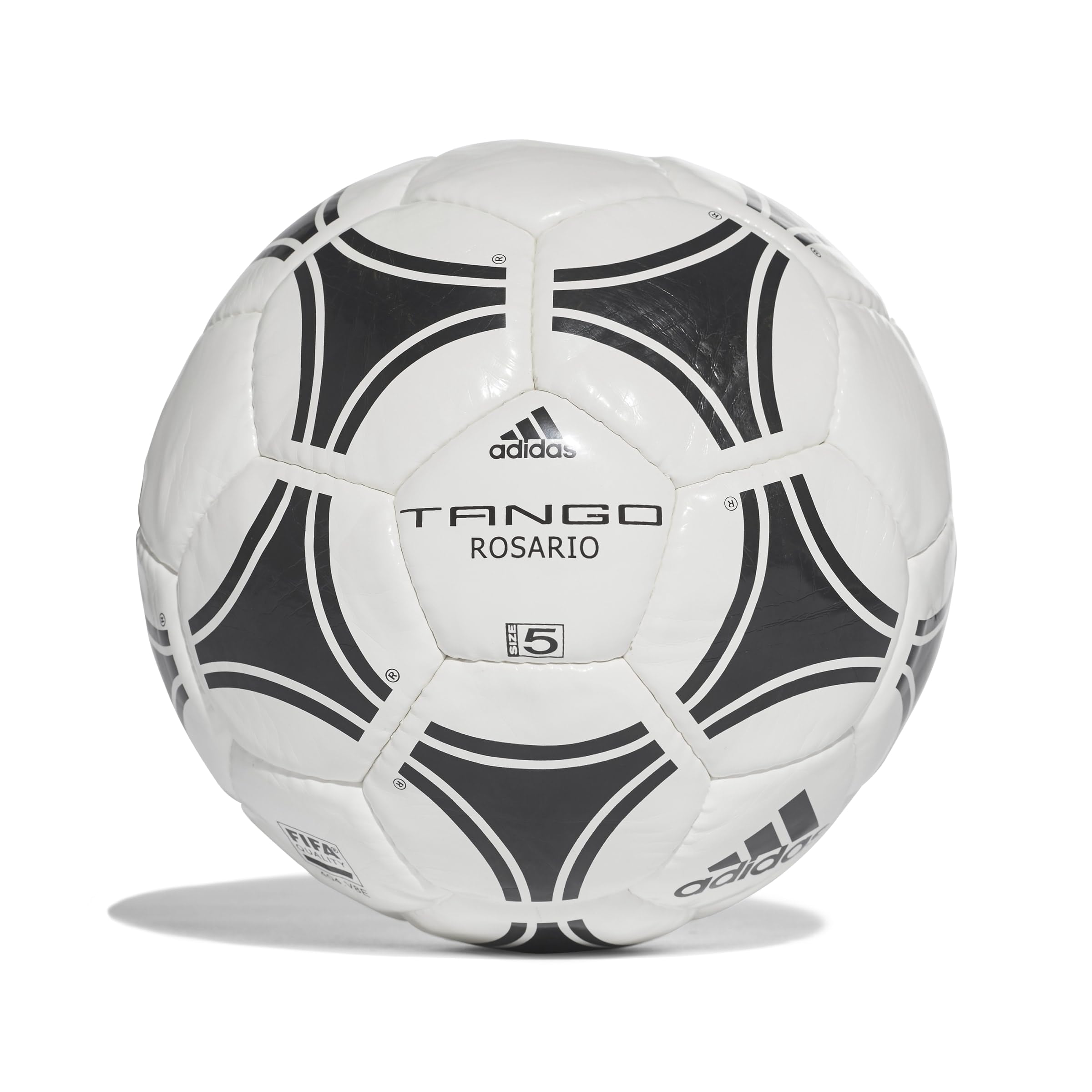 Белый adidas Tango Rosario Футбольный размер (5, / Черный) - - Белый/черный - 1,5 м мяч чёрный