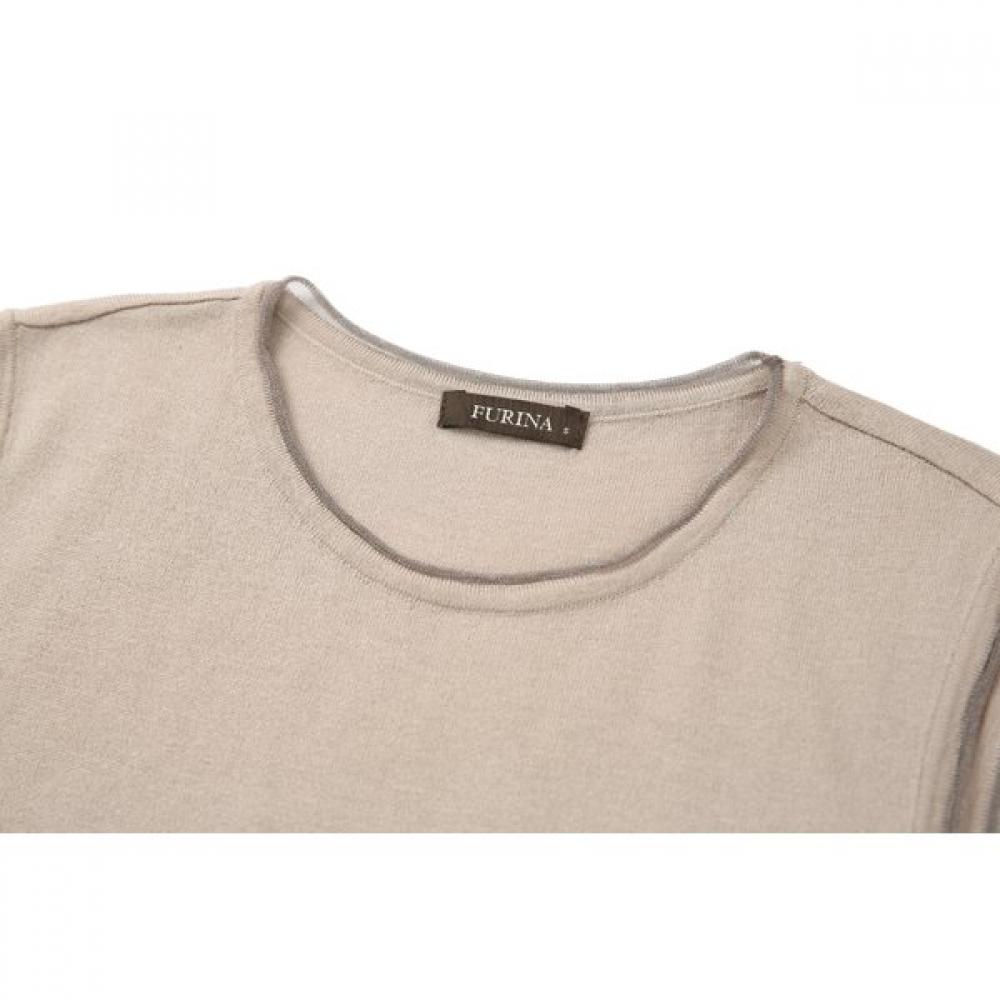 FURINA Lemon Papillon Sleeveless Knit Top