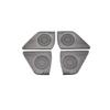 For BYD Han Ev Dm   Car Accessories Stainless Steel Four Door Horn Covers Are Decorated With Sequ