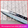Transparent Anti Abrasion Invisible Badminton Racket Head Edge Protector Tape Self Adhesive Anti Paint Off For Badminton Racket