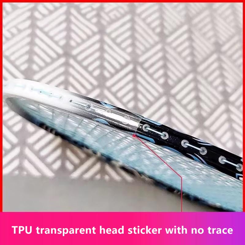 Transparent Anti Abrasion Invisible Badminton Racket Head Edge Protector Tape Self Adhesive Anti Paint Off For Badminton Racket