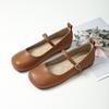 Fashion Brand Designer Women Mary Jane Shoes 2025 Fashion Round Toe Ladies Comfort Soft Sole Flats Women's Comfort Ballerinas Shoes 43