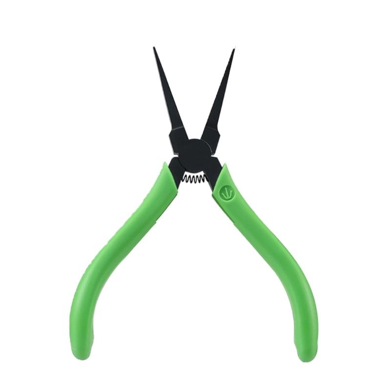 Detail Flat Nose Pliers for 3D Print Support Removal, Steel Smooth Face Mini Tool for Model Finishing Fine Tasks