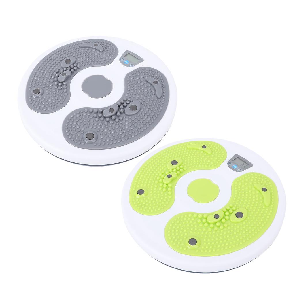Abs Twist Board with Digital Counter PP Foot Massage Core Exercise Waist Twisting Disc for Home Gym