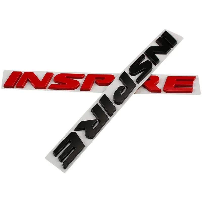 19.4cm Metal Car Sticker Side Fender Badge Styling for Honda INSPIRE Logo 2025 2017 2020 Rear Tailgate Emblem Decals Accessories air256