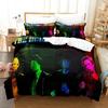 3D Print R-Rolling S-Stoness Logo Bedding Set Duvet Cover Bed Set Quilt Cover Pillowcase Comforter King Q-Queens Size Boys Adult