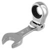 AEE2-Short Handle Ratchet Wrench With Movable Head,Quick Dual-Purpose Open End Wrench,Hardware Tool, Labor-Saving Wrench