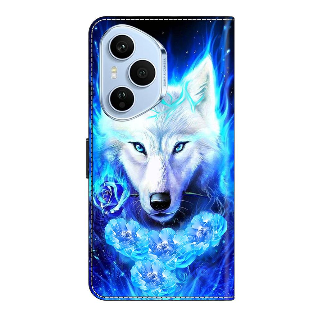 For Honor 400 Pro 5G (Global) Leather Case Pattern Printing Wallet Stand Flip Phone Cover