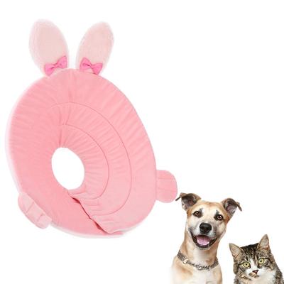 Desenho Animado Coelho Animal de Estimação Fofo Colar Protetor Gato Cão Cicatrização de Feridas Anel Círculo Elisabetano