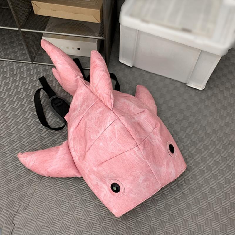 Wysoki wygląd Uroczy plecak wieloryb z zoo Zabawny plecak szkolny z postacią zwierzęcą Plecak o dużej pojemności odporny na plamy