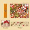 Micro Ink 3D Cartoon Decompression Stickers for DIY Miniature Scene Journals