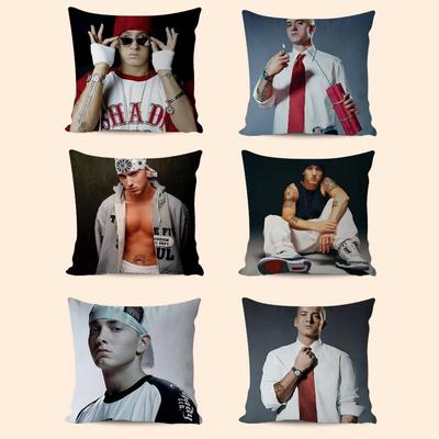 Super Rapper Eminems Office Cushion Pillowcase Car Cushion Cover45X45CM Lumbar Pillowcase Sofa Pillowcover