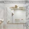 16 Packs 304 Stainless Steel Mirror Holder Clips, Wall Mount Frameless Mirror Bracket for Photo Frame Billboard with Screws and Anchor Sleeves