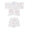 MIKI HOUSE Jinbei Suit Short Dragonfly and Goldfish Made In Perfect for Fireworks Summer Baby Set, Sleeves, Design, Japan, Boys', Festivals,
