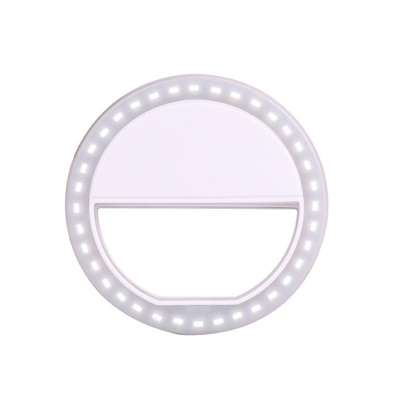 Phone Selfie Ring Light With Usb Rechargeable Power For Makeup And Video Recording