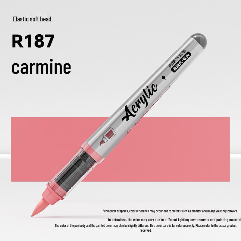 Jinzhi Liquid Acrylic Marker Pen - Soft Tip, Opaque, Large Capacity, Stackable Colors