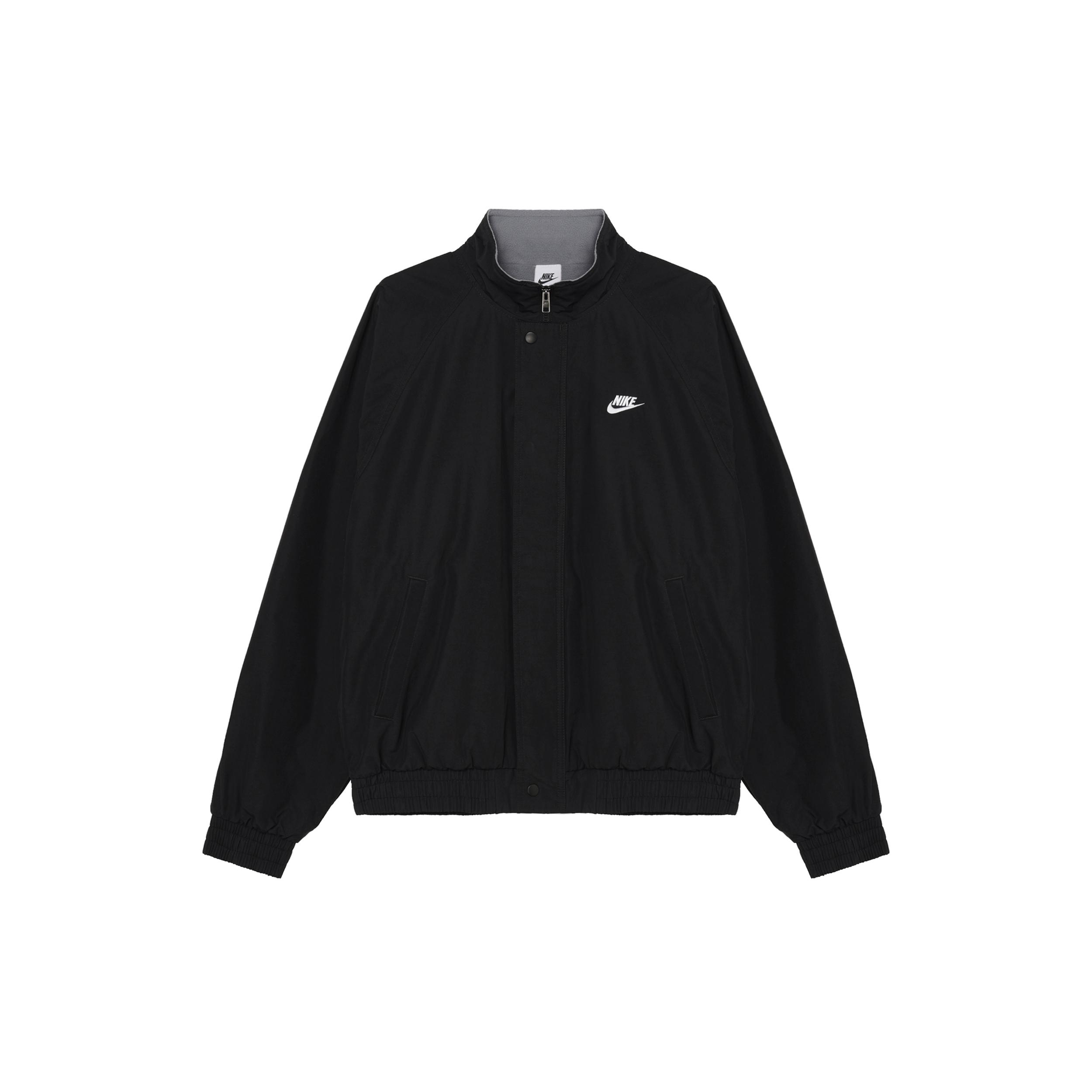 Мужская куртка Nike Club Futura Черный/Белый FZ0657-010 M