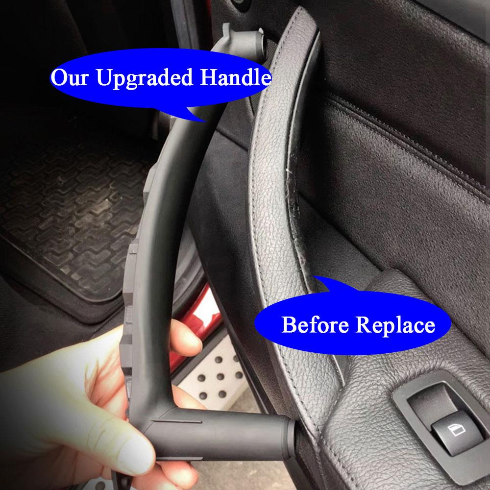 4PCS Kit LHD RHD Inner Driver Door Window Switch Armrest Cover Pull Handle Replacement For BMW X5 X6 E70 E71 E72