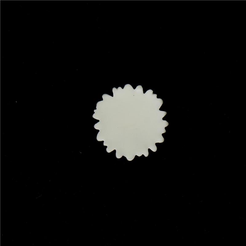 50Pcs White Daisy Flower Resin Flatback Cabochon Diy Jewelry Decoration