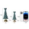 Weihnachtsbaum Kerzenhalter, Kreatives Feiertags-Harzhandwerk, Weihnachtsatmosphären-Dekorationsornament