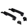 2pcs Outer Exterior Outside Door Handle 69210‑0C010 Black Car Accessories Replacement for FJ CRUISER 2007‑2014
