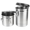 For Coffee Beans Stainless Steel Premium Storage Canister Coffee Container with co2 Valve Airtight Lid Preserves Freshness