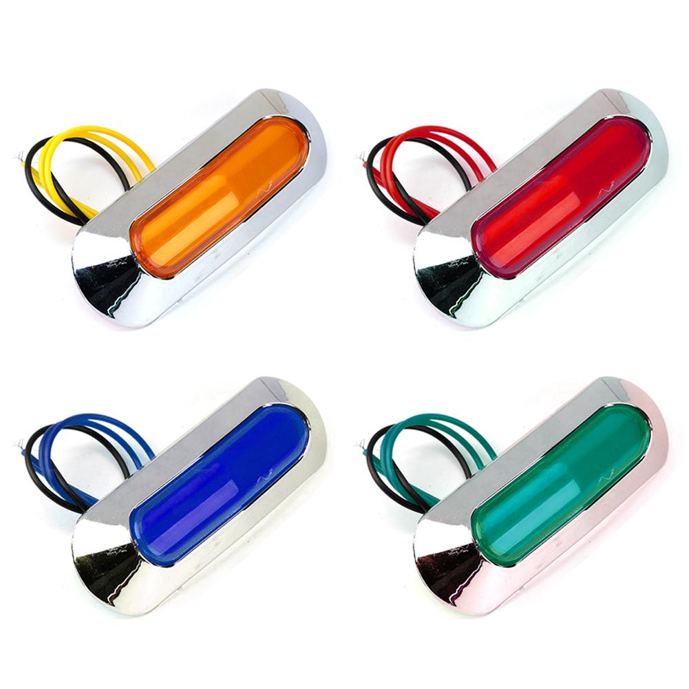 LED Side Marker Indicator Lights Front Rear Tail Clearance Lamp DC 12V-24V Universial Light for Bus Truck Lorry Trailer Boat Car