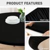 Elastic Stain-Resistant Tablecloth Diameter 48/60in Table Protector Soft Round Table Cover  Banquet