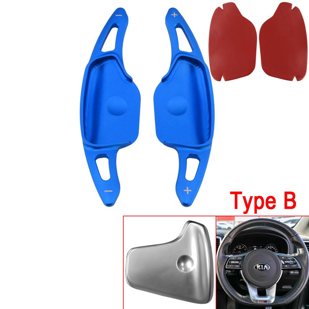 Shifter Paddle For KIA Sportage GT-Line Hybrid 2015 2016 2017 2018 2019 2020 2021 2022 Car Steering Wheel DSG Extension Stickers hbwjx00