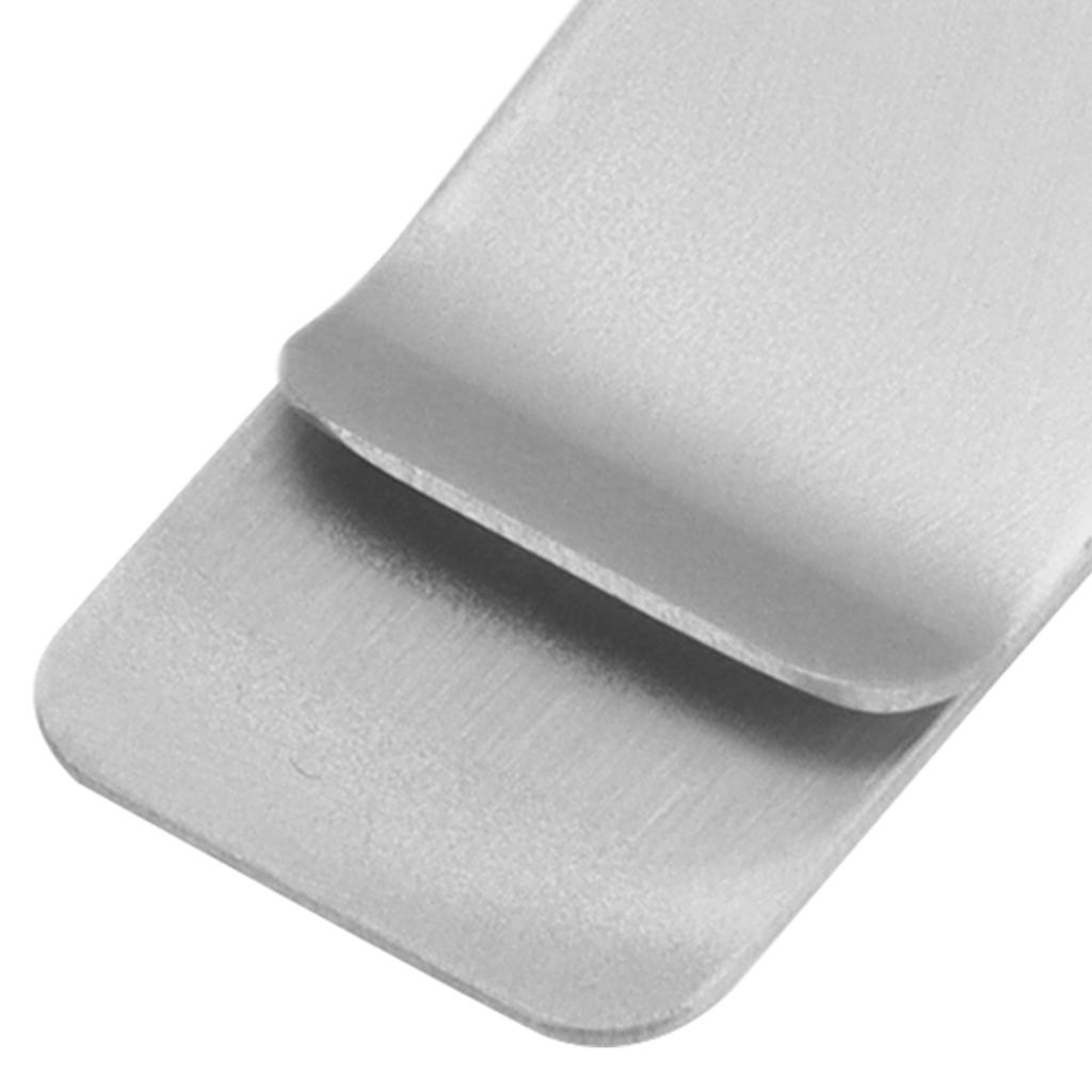 2Pcs Metal Money Clips Stainless Steel SpecialShaped   Wallets Credit Cards Holders for Men(Gold )