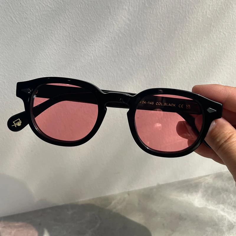 Occhiali da Sole di Alta Qualità Uomo Johnny Depp Lemtosh Occhiali da Sole Polarizzati Donna Marca di Lusso Montatura in Acetato Vintage