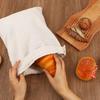 Linen Large Drawstring Storage Bags, 2Pcs Reble 12 x 16 in Cotton Bread Bags Keeps Bread Fresh for Dinner Party & Bakery